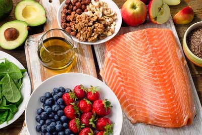 healthy food display